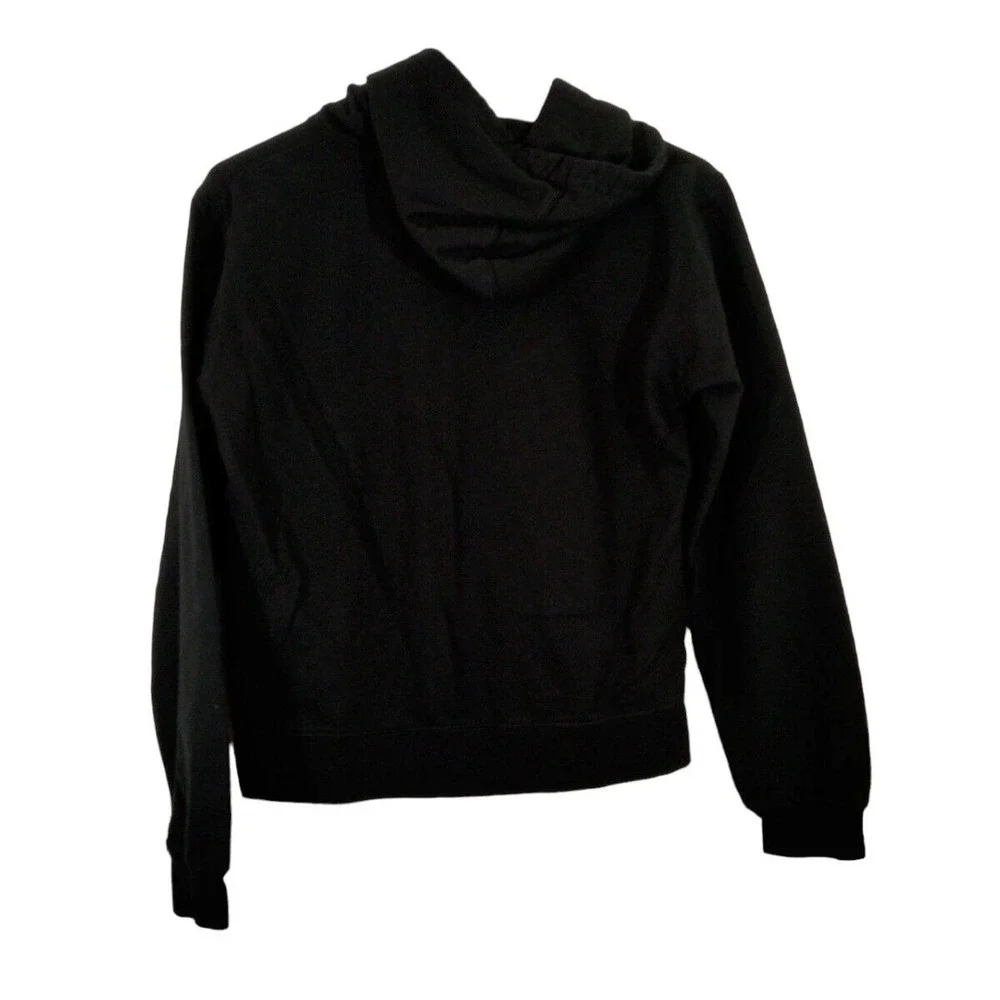 Clemson Youth Med Black Hoodie Pass-through Pocket Drawstring Football Victory - Picture 2 of 4